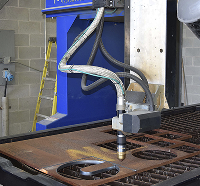 A CNC plasma cutting table from Machitech